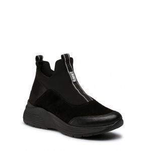 D6670-02 - Chaussure pour femme en nubuck couleur noir de marque Remonte