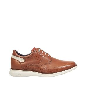 Fenix - Chaussure pour homme en cuir couleur cognac de marque Fluchos