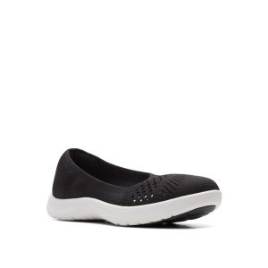 Adella Moon - Chaussure pour femme en textile couleur noir de marque Clarks