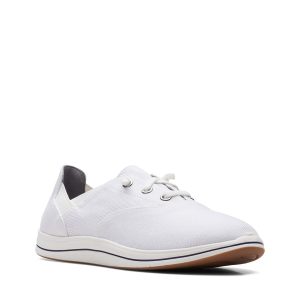 Breeze Ave - Chaussure pour femme en textile couleur blanc de marque Clarks