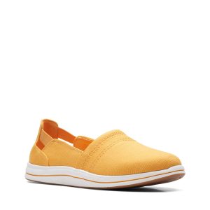 Breeze Step - Chaussure pour femme en textile couleur jaune de marque Clarks