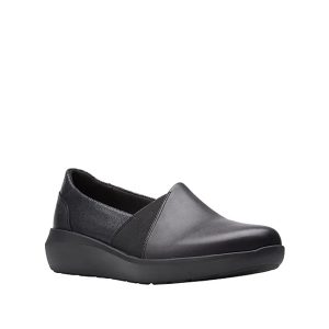 Kayleigh Step - Chaussure pour femme en cuir couleur noir de marque Clarks