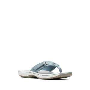 Breeze Sea - Sandale pour femme en synthetique couleur bleu de marque Clarks