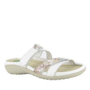 Tariana - Sandale pour femme en cuir couleur blanc de marque Naot