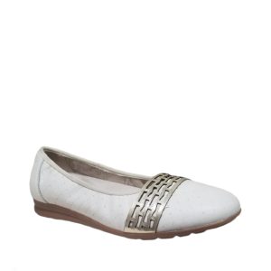 Wonda 01 - Chaussure pour femme en cuir couleur blanc de marque Josef Seibel