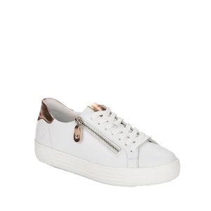D0903 - Chaussure pour femme cuir couleur blanc de marque Remonte