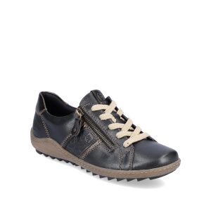 R1426 - Chaussure pour femme en cuir couleur noir de marque Remonte