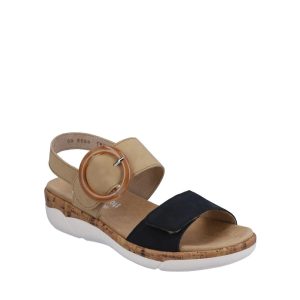 R6853- Women's Sandals in Tan from Remonte