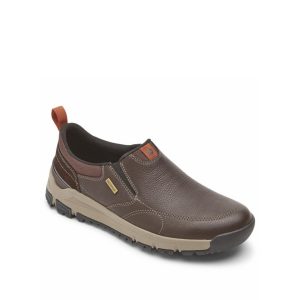 Gslipon - Chaussure pour homme cuir couleur brun de marque Dunham