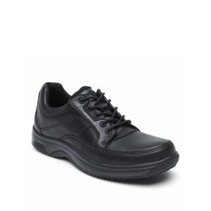 Midland service oxford - Chaussure pour homme cuir couleur noir de marque Dunham