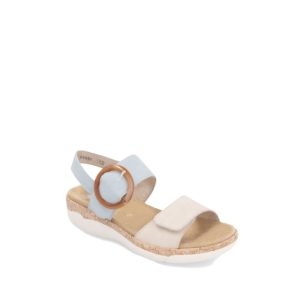 R6853-12 - Sandale pour Femme couleur Bleu Pâle de marque Remonte