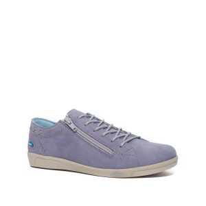 Aika Distress - Chaussure pour femme en cuir couleur jean de marque Cloud