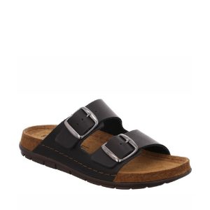 Rodigo 5865 - Sandale pour femme en cuir couleur noir de marque Rohde