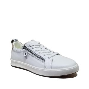 Nat 2.0 - Chaussure pour femme en cuir couleur blanc de marque NexFit