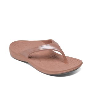 Fiji - sandale pour femme en caoutchouc couleur blush de marque Aetrex