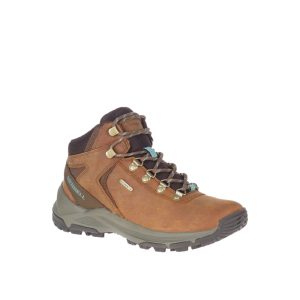 Erie Mid - Bottillon pour femme en cuir couleur brun de marque Merrell