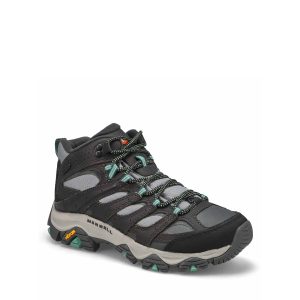 Moab 3 Thermo Mid - Bottillon pour femme en cuir couleur jade de marque Merrell
