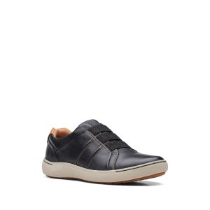 Nalle Ease - Chaussure pour femme en cuir couleur noir de marque Clarks