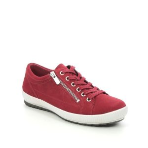 818 - Chaussure pour femme en suède couleur framboise de marque Legero