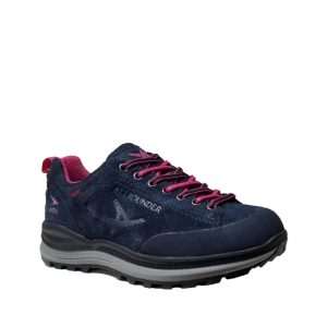 Silvretta-Tex - Chaussure pour femme en suède couleur bleu nuit de marque Mephisto