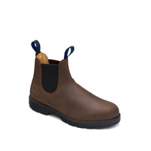 1477 - Bottillon unisexe en cuir couleur brun de marque Blundstone