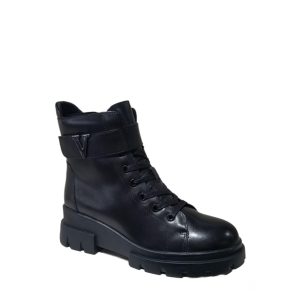 Olivia - Women's Ankle Boots in Black from Valdini