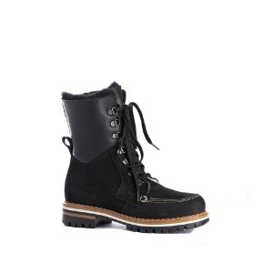 Alby - Women's Ankle Boots in Black from Saute Mouton