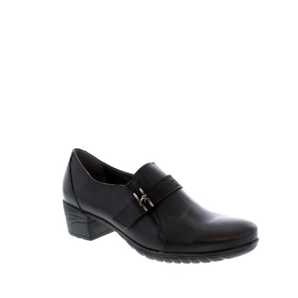 Sugar - Chaussure pour femme en cuir couleur noir de marque Fluchos