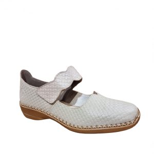 41398- Women's Shoes in White from Rieker