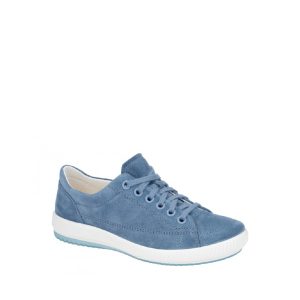 161 - Chaussure pour femme en suede couleur bleu de marque Legero