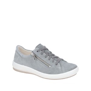 162 - Chaussure pour femme en suede couleur gris de marque Legero