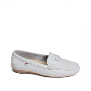 Bruni - Chaussure pour femme en cuir de couleur blanc de marque Fluchos