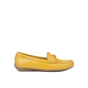 Bruni - Chaussure/Mocassin pour Femme couleur Jaune (Cuir) de marque Fluchos