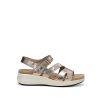 Yagon - Sandale pour Femme couleur Laminado Cava (Or) de marque Fluchos