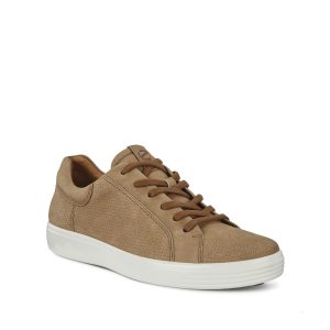 Soft 07 M - Chaussure pour homme en cuir couleur chameau de marque Ecco