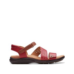 Kitly Way - Women's Sandals in Cherry Red from Clarks