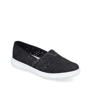 N0955 - Women's Shoes/Loafers in Black from Rieker