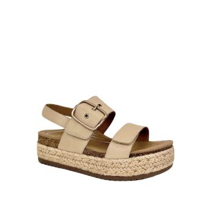 Vania Cork - Women's Sandals in Cream from Aetrex