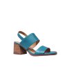 Sarto - Sandale pour femme cuir couleur ocean de marque EOS