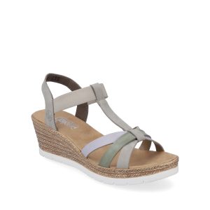 61995 - Women's Sandals in Gray from Rieker