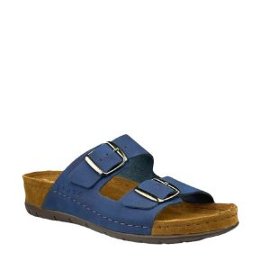 Rodigo 5856 - Sandale pour femme en cuir couleur ocean de marque Rohde