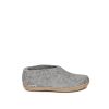 A - Unisex Slippers in Grey from Glerups