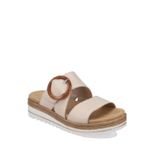 D0Q51-80 - Mules pour Femme couleur Beige de marque Remonte