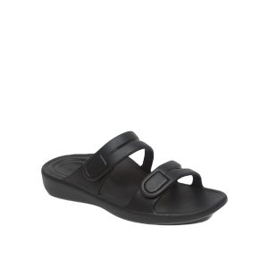 Janey Sport- Sandales/Mules pour Femme couleur Noir de marque Aetrex