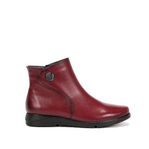 Styll- Bottillons pour Femme couleur Rouge de marque Fluchos