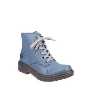 78240- Bottillons pour Femme couleur Bleu de marque Rieker