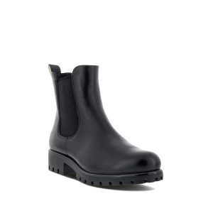 Black chunky chelsea ankle boots deals