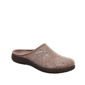 Bari - Women's Slippers in Linen/Beige from Rohde