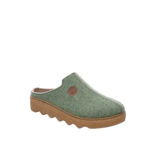 Foggia - Pantoufles pour Femme couleur Pesto/Vert de marque Rohde