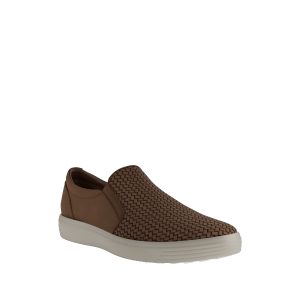 Soft 7 (Slip On) - Chaussure pour Homme couleur Chameau de marque Ecco